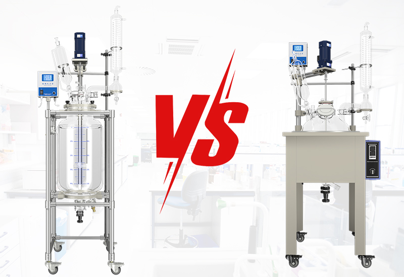 The Difference Between Single-Layer/Jacketed Glass Reactor